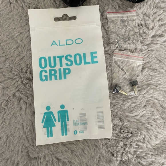 ALDO Black Silver Rhinestone Bling Heels - Picture 10 of 12